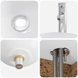 Set di mobili per il bagno 6 pcs Legno antico