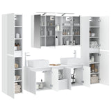 Set di mobili per il bagno 6 pcs Bianco
