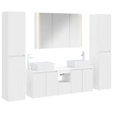Set di mobili per il bagno 6 pcs Bianco