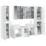 Set di mobili per il bagno 6 pcs Bianco