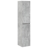 Set di mobili per il bagno 5 pcs Grigio Cemento