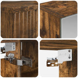 Set di mobili per il bagno 5 pcs Rovere Fumo