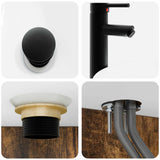 Set di mobili per il bagno 5 pcs Rovere Fumo