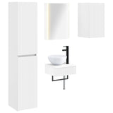 Set di mobili per il bagno 5 pcs Bianco