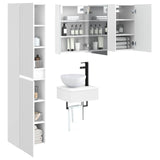 Set di mobili per il bagno 5 pcs Bianco