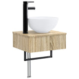 Set di mobili per il bagno 5 pcs Rovere Sonoma