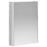 Set di mobili per il bagno 5 pcs Sonoma grigio