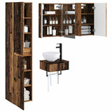Set di mobili per il bagno 5 pcs Legno antico