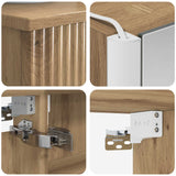 Set di mobili per il bagno 5 pcs Rovere Artigianale