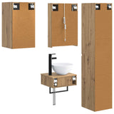 Set di mobili per il bagno 5 pcs Rovere Artigianale