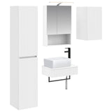 Set di mobili per il bagno 5 pcs Bianco
