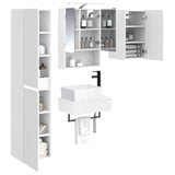 Set di mobili per il bagno 5 pcs Bianco