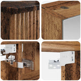 Set di mobili per il bagno 5 pcs Legno antico
