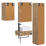 Set di mobili per il bagno 5 pcs Rovere Artigianale