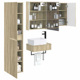 Set di mobili per il bagno 5 pcs Rovere Sonoma