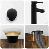 Set di mobili per il bagno 5 pcs Rovere Fumo