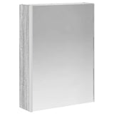 Set di mobili per il bagno 5 pcs Sonoma grigio