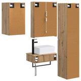 Set di mobili per il bagno 5 pcs Rovere Artigianale