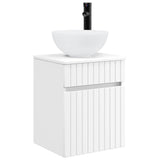 Set di Armadi da Bagno 5 pcs Bianco 43 x 16 x 62,5 cm