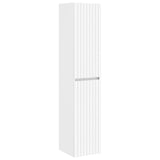Set di Armadi da Bagno 5 pcs Bianco 43 x 16 x 62,5 cm