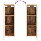 Set di mobili per il bagno 4 pcs Legno antico