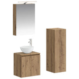 Set di mobili per il bagno 4 pcs Rovere Artigianale