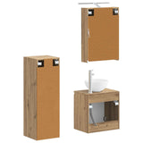 Set di mobili per il bagno 4 pcs Rovere Artigianale