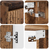 Set di mobili per il bagno 4 pcs Legno antico