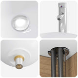 Set di mobili per il bagno 4 pcs Rovere Artigianale