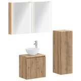 Set di mobili per il bagno 4 pcs Rovere Artigianale