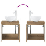 Set di mobili per il bagno 4 pcs Rovere Artigianale