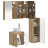 Set di mobili per il bagno 4 pcs Rovere Artigianale