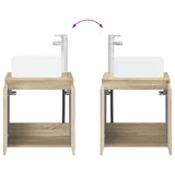 Set di mobili per il bagno 4 pcs Rovere Sonoma
