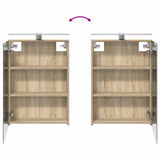 Set di mobili per il bagno 4 pcs Rovere Sonoma