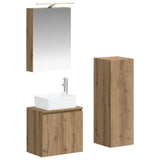 Set di mobili per il bagno 4 pcs Rovere Artigianale