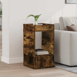 Tavolino Rovere fumé 30 x 30 x 56 cm Legno truciolato