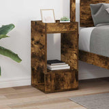 Tavolino Rovere fumé 30 x 30 x 56 cm Legno truciolato