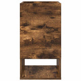 Tavolino Rovere fumé 30 x 30 x 56 cm Legno truciolato