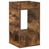 Tavolino 2 pcs Rovere fumé 30 x 30 x 56 cm Legno truciolato