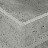 Tavolino 2 pcs Grigio cemento 40 x 40 x 56 cm Legno truciolato