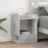 Tavolino 2 pcs Grigio cemento 40 x 40 x 56 cm Legno truciolato