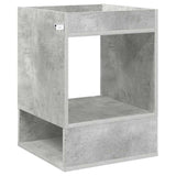 Tavolino 2 pcs Grigio cemento 40 x 40 x 56 cm Legno truciolato