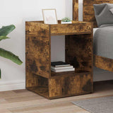 Tavolino Rovere fumé 40 x 40 x 56 cm Legno truciolato