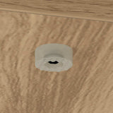 Tavolino Rovere artigianale 40 x 40 x 56 cm Legno truciolato