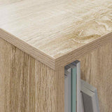 Scaffale per riviste Rovere Sonoma 35 x 30 x 45 cm
