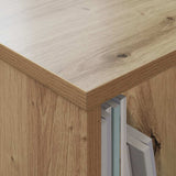 Scaffale per riviste 2 pz Rovere artigianale 35 x 30 x 45 cm