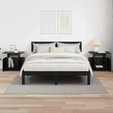 Supporto TV 2 pcs Rovere Nero 50 x 35 x 45 cm Legno truciolato