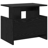 Supporto TV 2 pcs Rovere Nero 50 x 35 x 45 cm Legno truciolato