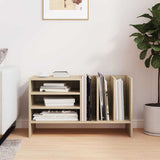 Mobile porta vinili Rovere Sonoma 78.5 x 35 x 45 cm