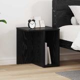 Tavolino Rovere Nero 37 x 32 x 40 cm Legno truciolato